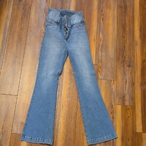 Nicolette Flare Blue Women's Jeans